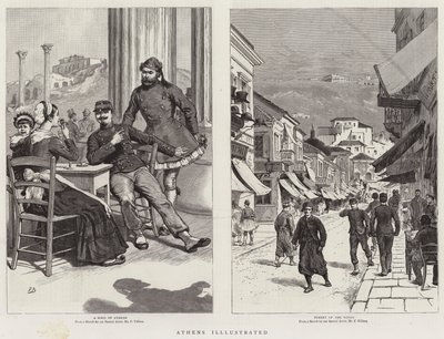 Athen illustreret af Frank Dadd