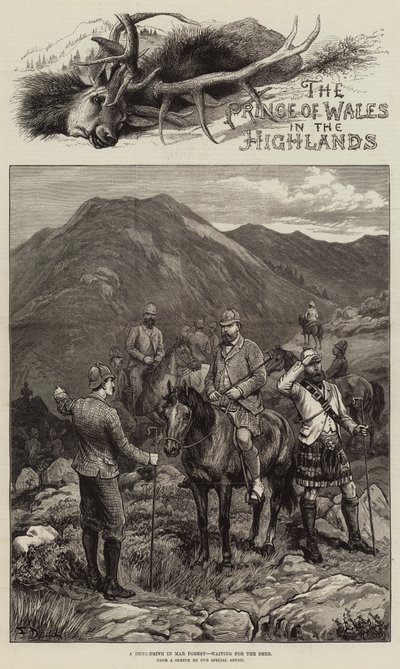 Prinsen af Wales i højlandet af Frank Dadd