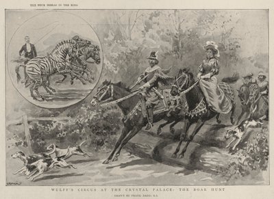 Wulffs Cirkus i Crystal Palace, Ornejagten af Frank Dadd