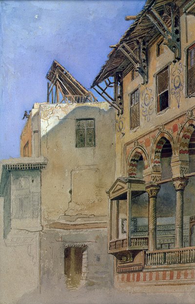 House of Memlook Radnau Bey, Kairo, 1870 af Frank Dillon