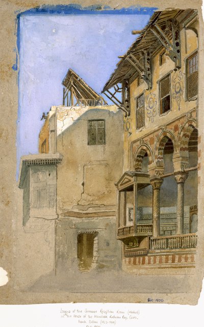 House of Memlook Radnau bey, Kairo, 1870 af Frank Dillon