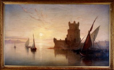 Lissabon - Balem Slot, 1850. af Frank Dillon