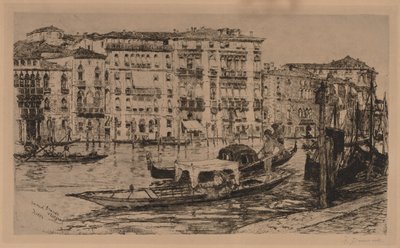 Canal Grande, Venedig af Frank Duveneck