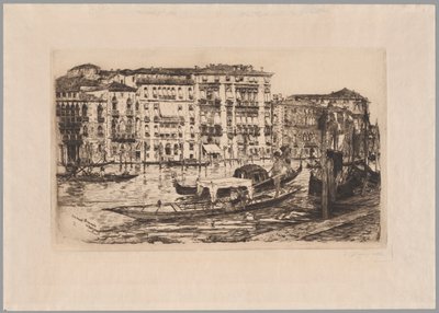 Canal Grande, Venedig af Frank Duveneck