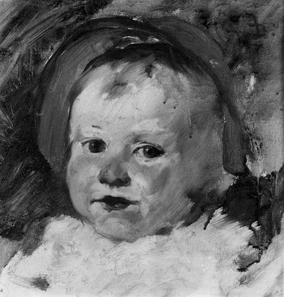 Hovedet på et barn af Frank Duveneck