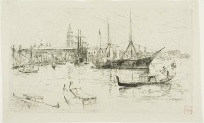 Laguna, Venedig af Frank Duveneck