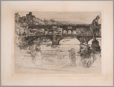 Ponte Vecchio, Firenze (første plade) af Frank Duveneck