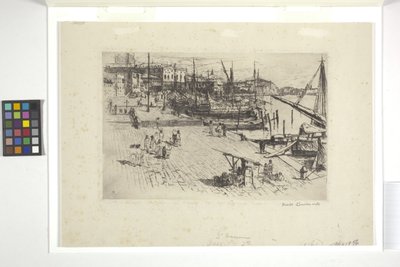 Riva Degli Schiavoni (Plade 1) (blæk) af Frank Duveneck