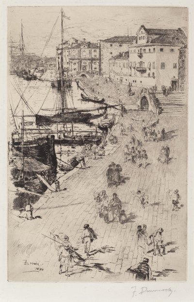 Riva degli Schiavoni, nr. 2 af Frank Duveneck