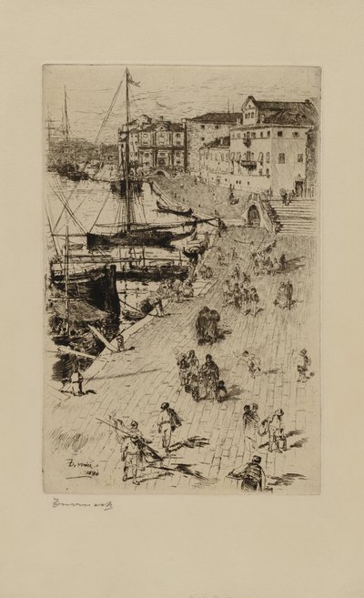 Riva degli Schiavoni, nr. 2 af Frank Duveneck
