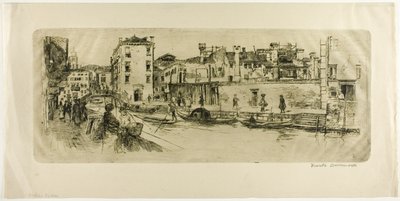 San Trovasso-kanalen af Frank Duveneck