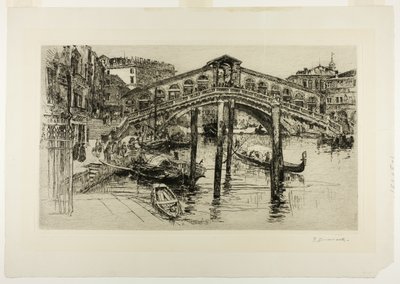 Rialto, Venedig af Frank Duveneck