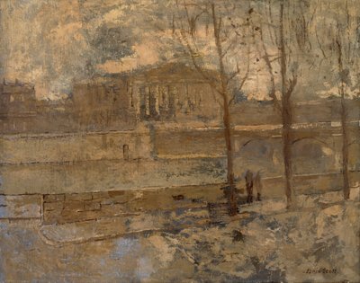 Deputeretkammeret i en tåge, n.d. af Frank Edwin Scott