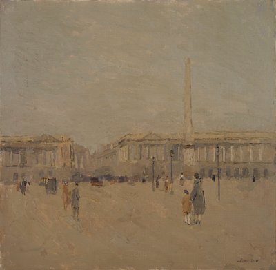Place de la Concorde nr. II, n.d. af Frank Edwin Scott