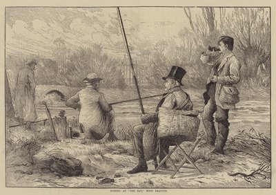 Fiskeri ved The Bay, West Drayton af Frank Feller