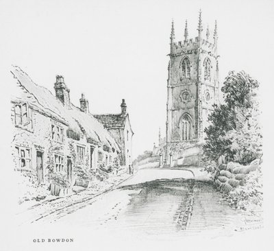 Old Bowdon (litografi) af Frank Greenwood