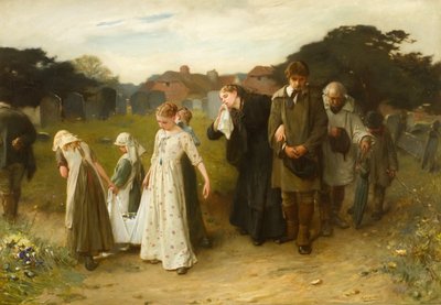 Hendes førstefødte, Horsham kirkegård af Frank Holl