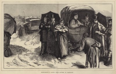 Sight-Seeing, en undersøgelse fra naturen ved Mortlake af Frank Holl