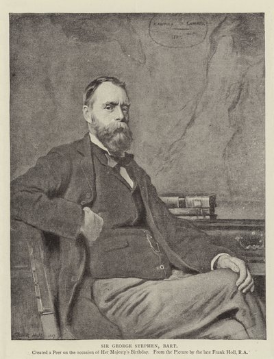 Sir George Stephen, Baronet af Frank Holl