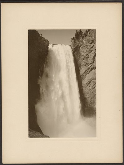 De store vandfald i Yellowstone af Frank Jay Haynes
