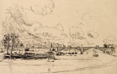 Langs kanalen, Charenton, Paris af Frank Laing