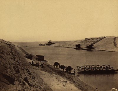 Lake Timsah, Suez fra overfor hytten af Frank Mason Good