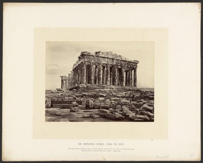 Parthenon, Athen, fra vest af Frank Mason Good