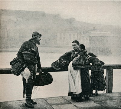 Fisher people, Whitby, c1890 af Frank Meadow Sutcliffe