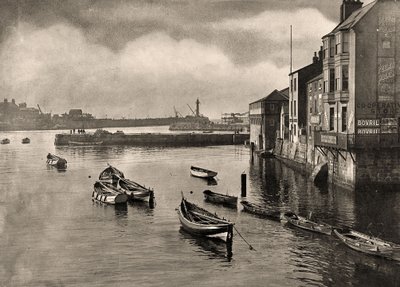 Udsigt over havnen, Whitby, North Yorkshire, c1889 af Frank Meadow Sutcliffe