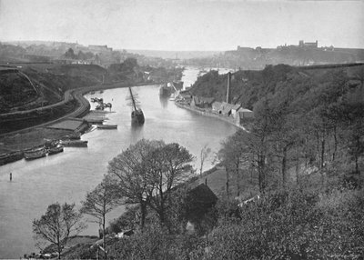 Whitby, fra Larpool, c1896 af Frank Meadow Sutcliffe