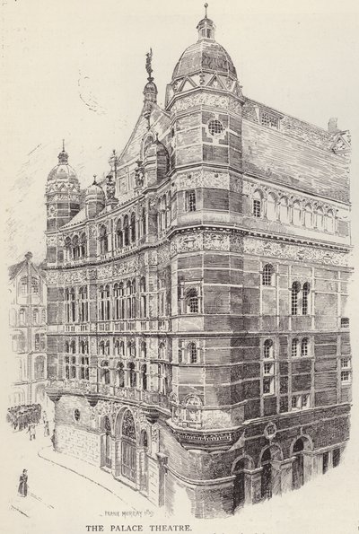 Palace Theatre, London (litho) af Frank Murray