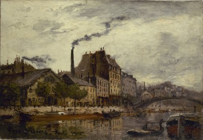 Canal Saint-Martin, quai de Valmy af Frank Myers Boggs