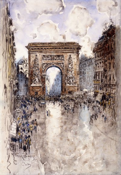 Porte St. Denis, Paris, af Frank Myers Boggs