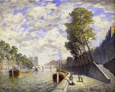 Quai des Grands-Augustine, Paris, af Frank Myers Boggs