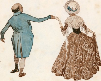 The Pickwick Papers (farvelitografi) af Frank Reynolds