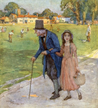 The Wayfarers (farvelitografi) af Frank Reynolds