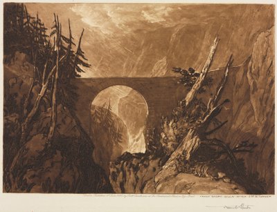 Little Devils Bridge, 1886. af Frank Short