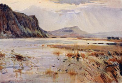 Crag Lough (farve litho) af Frank Southgate