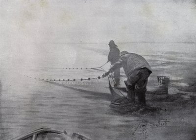 Norfolk Broads: Melt-Fishing, Breydondani af Frank Southgate