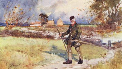 Det vilde liv i East Anglia: An Upland Rover (farvelitografi) af Frank Southgate