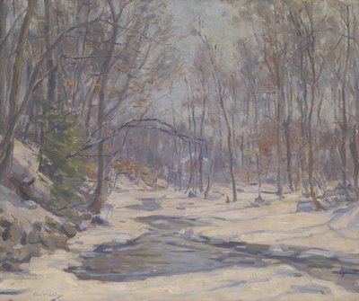 A Winter Morning (olie på lærred) af Frank Townsend Hutchens