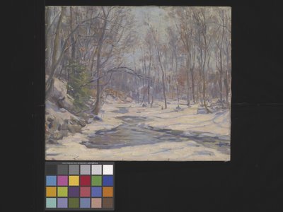 A Winter Morning (olie på lærred) af Frank Townsend Hutchens