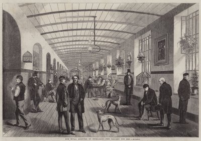 Royal Hospital of Bethlehem, Gallery for Men af Frank Vizetelly