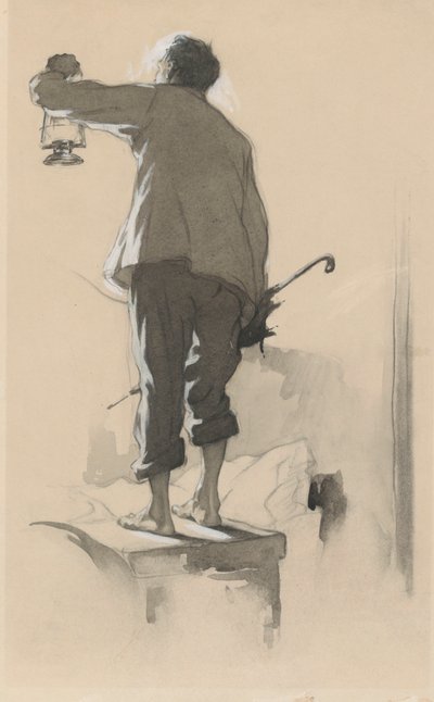 At udforske ved den cheerless belysning for lækager af Frank Walter Taylor, 1874 – 1921