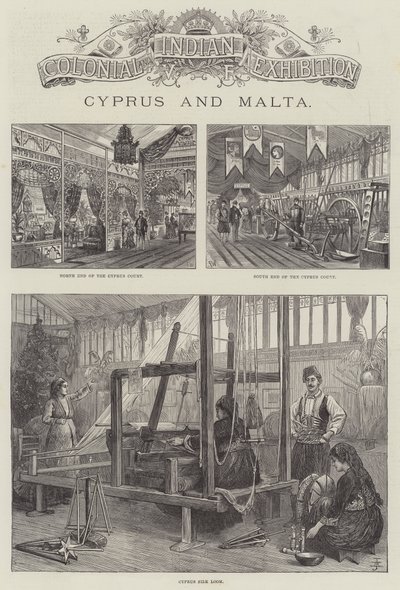 Kolonial og indisk udstilling, Cypern og Malta af Frank Watkins