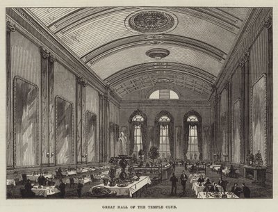 Großer Saal des Temple Club von Frank Watkins