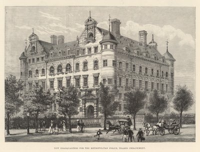 Nyt hovedkvarter for Metropolitan Police, Thames Embankment af Frank Watkins