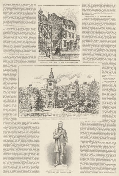 Sir Rowland Hill og Penny Porto, et mindeværdigt jubilæum af Frank Watkins