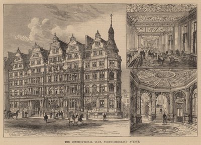The Constitutional Club, Northumberland Avenue af Frank Watkins