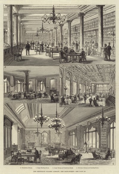 Grosvenor Gallery Library, New Bond-Street af Frank Watkins